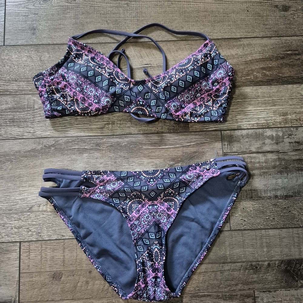 Patterned Bikini Set